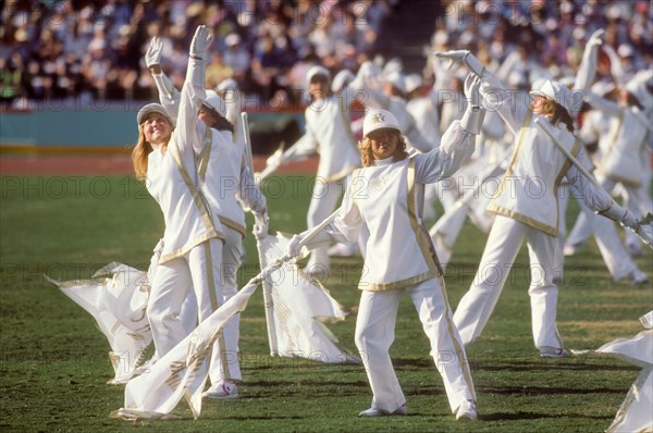 On Field Festivities During Opening Ceremonies At L A Memorial