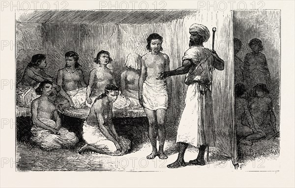 And Sold Her At A Public Market In The Soudan Engraving Slave