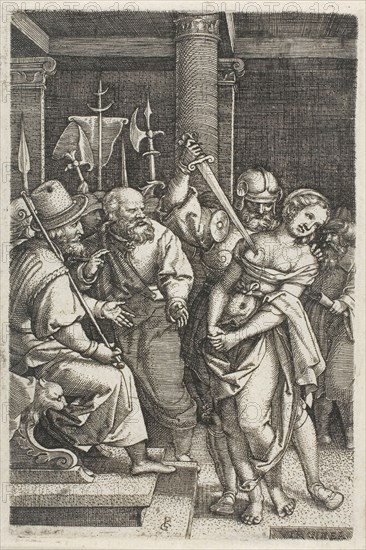 Virginius Killing His Daughter Georg Pencz German C