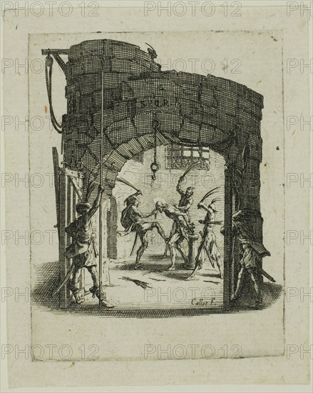 The Flagellation From The Small Passion Jacques Callot