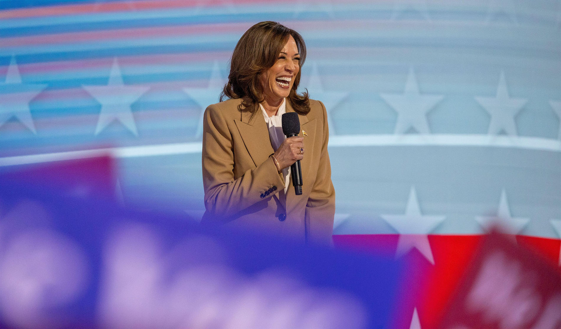 Chicago, Illinois, August 19, 2024- Vice President Kamala Harris at the Democratic National Convention.