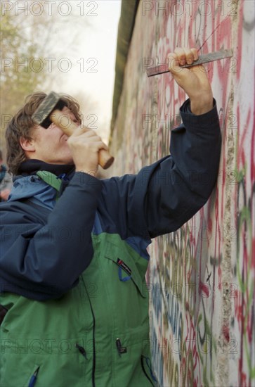 Berlin après la chute du Mur, en novembre 1989