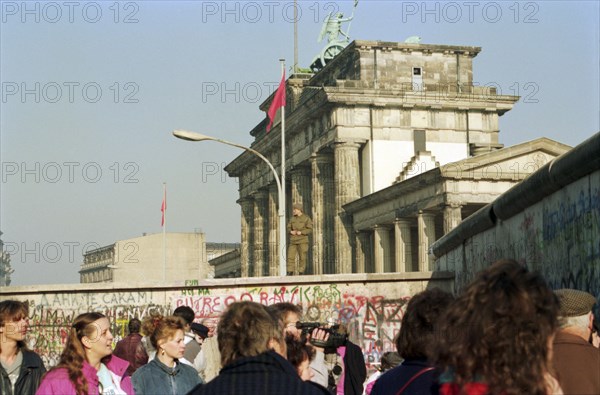 Berlin après la chute du Mur, en novembre 1989