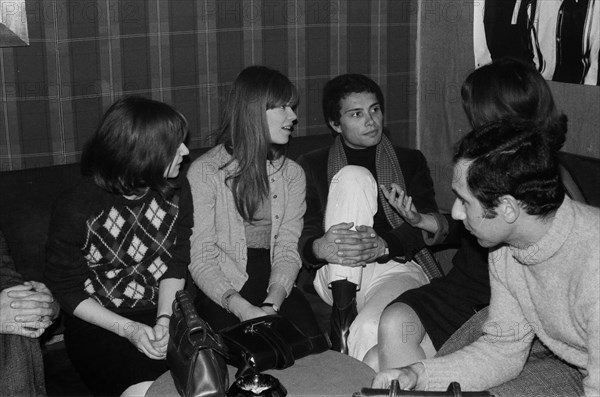 Françoise Hardy and Jean-Marie Périer