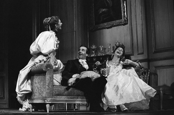 "La Répétition (ou l'Amour puni)", au théâtre Edouard VII en mars 1986