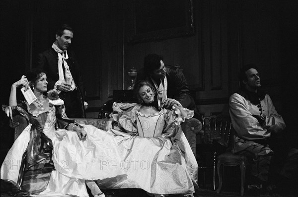 "La Répétition (ou l'Amour puni)", au théâtre Edouard VII en mars 1986