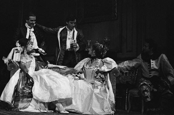 "La Répétition (ou l'Amour puni)", au théâtre Edouard VII en mars 1986