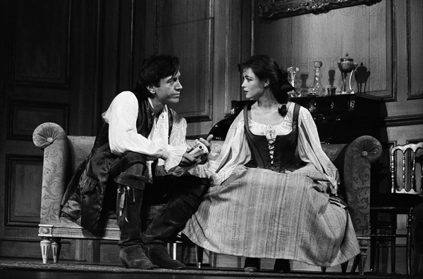 "La Répétition (ou l'Amour puni)", au théâtre Edouard VII en mars 1986