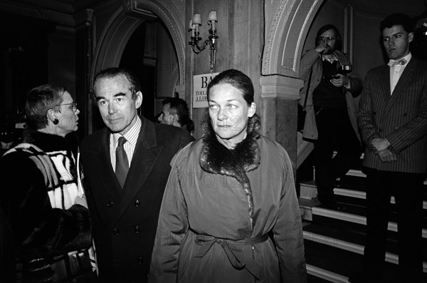 Robert et Elisabeth Badinter, 1986