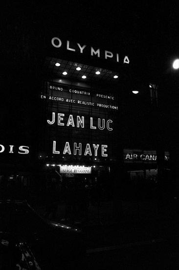 Jean-Luc Lahaye à l'affiche de l'Olympia en janvier 1986