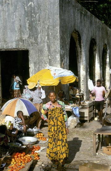 MARKET IN THE OLD PART OF MORONI, COMOROS