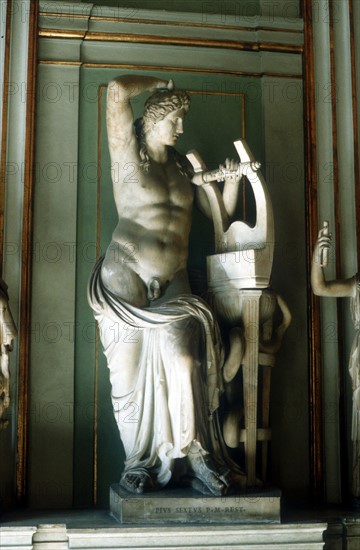 Apollo with lyre