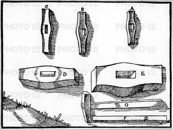 Miner's hammers of various sizes