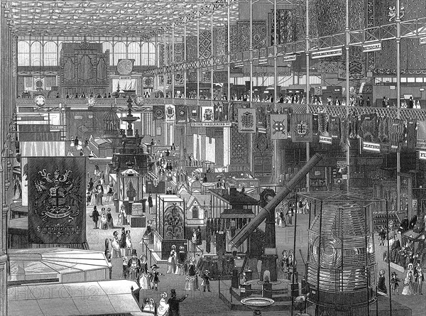 Great Exhibition of 1851 in the Crystal Palace - Photo12-Ann Ronan ...