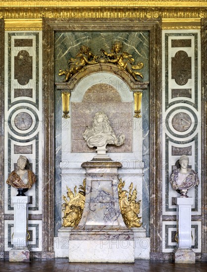 Versailles, buste de Louis XIV