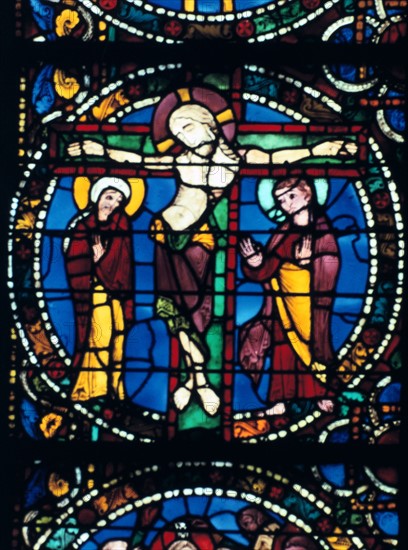 Stain glass window from the cathedral of Chartres