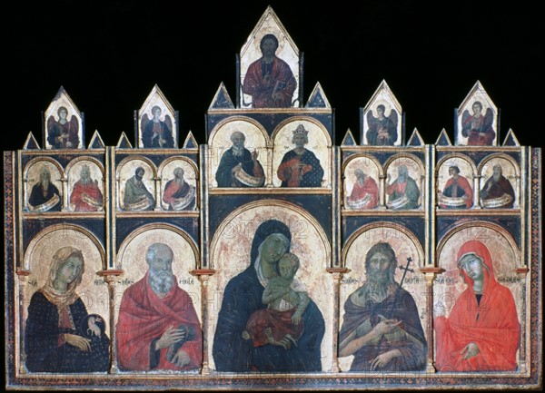 The Holy Virgin with the Christ Child and Saints'