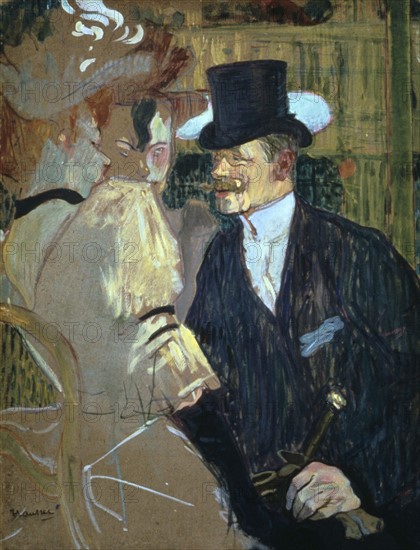 Toulouse-Lautrec, L'Anglais au Moulin Rouge