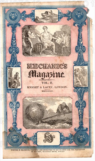 Title page of "Mechanic's Magazine"