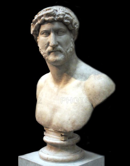 Marble bust of Hadrian