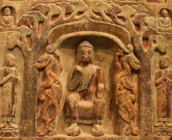 Buddhist votive stele