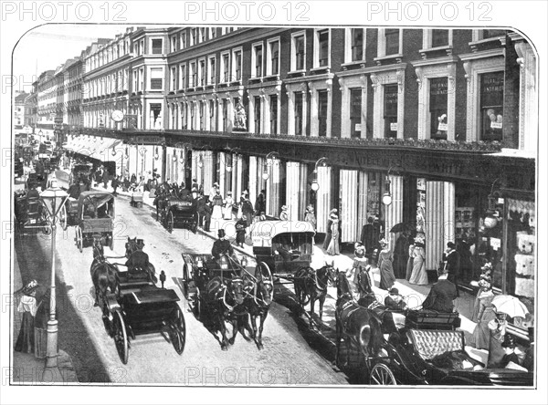 Traffic in Westbourne Grove, London