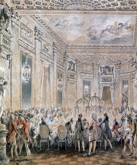 Fetes at Louveciennes, 1771