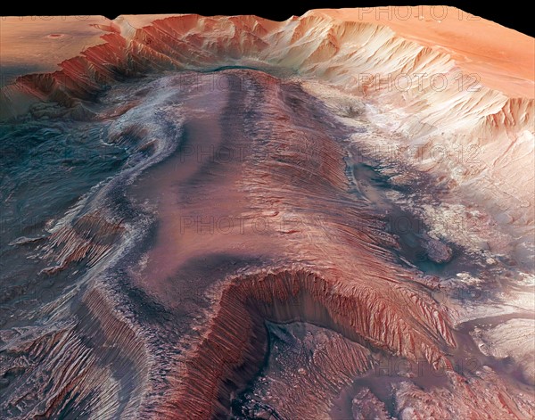 Hebes Chasma on Mars