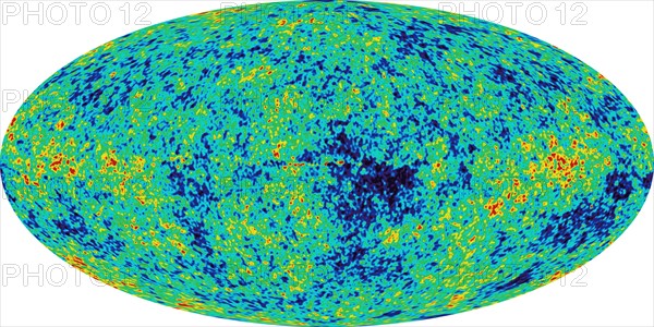 Microwave light emitted 380,000 years after the Big Bang