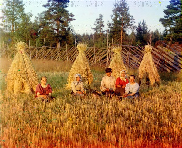 At the Stubble Field 1909.