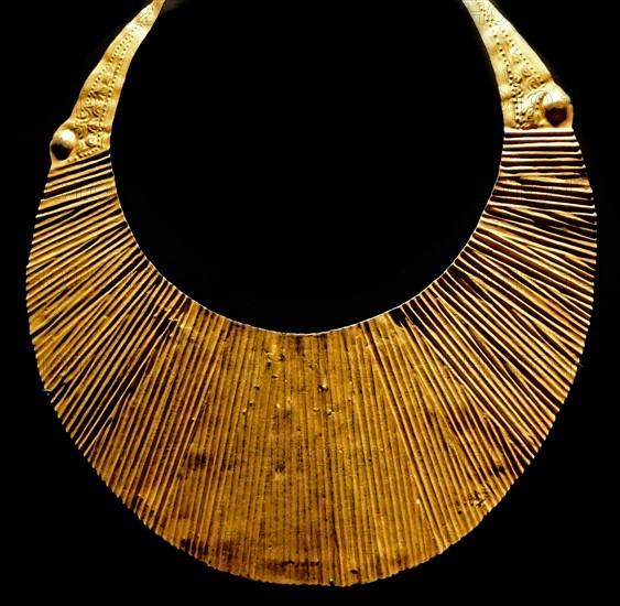 Gold ornament produced by the Nias people, native to Nias, an island off the west coast of North Sumatra,