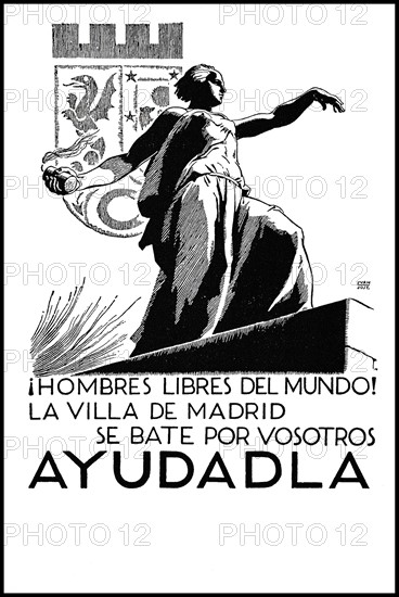 Spanish Civil War, Republican propaganda poster