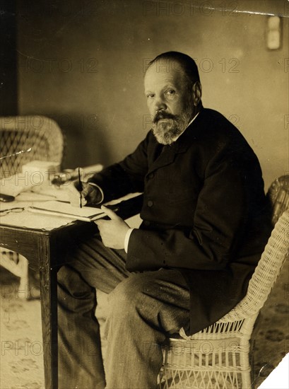 Sergei Witte in his room at the Wentworth Hotel