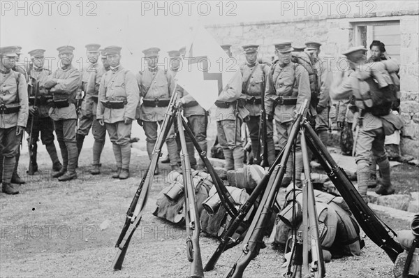 Japanese soldiers in Manchuria