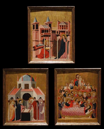 Tables Altarpiece of the Virgin - Annunciation by Master of the Cini Madonna