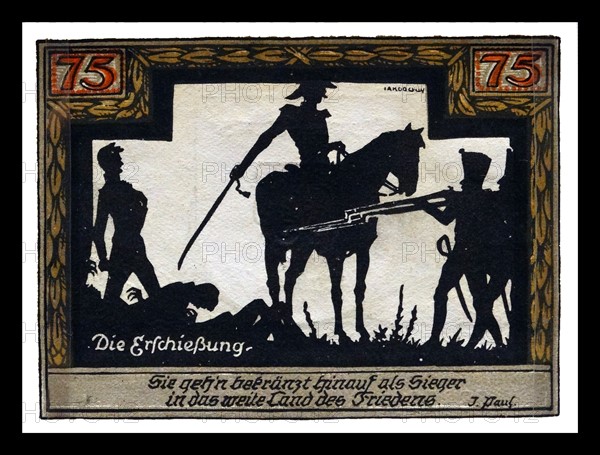 Weimar republic, . Notgeld from Broager, Denmark (until 1920 part of Germany), 1919