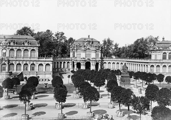 View of the old palace at Stuttgart, Germany