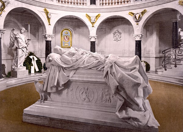 Photograph of Frederick the Great's Mausoleum, Potsdam, Berlin, Germany