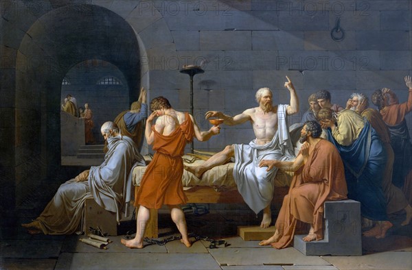The Death of Socrates' by Jacques-Louis David