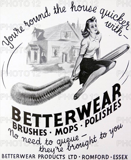 Advert for 'Better Wear' brushes