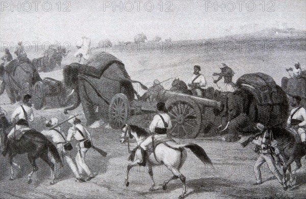 Scene from the Battle of Ferozeshah