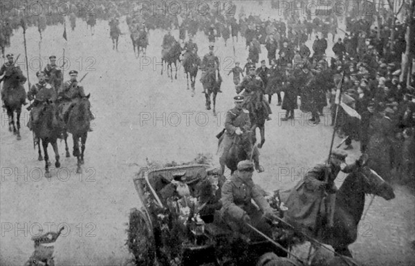 Proclamation of the polish republic in 1918