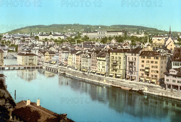 River scene in Zurich
