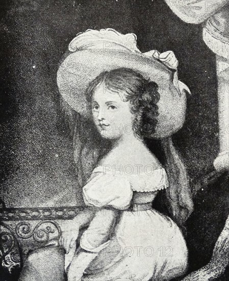 Princess (later Queen) Victoria; aged five 1824