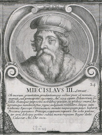 Engraving of Miecislavs III