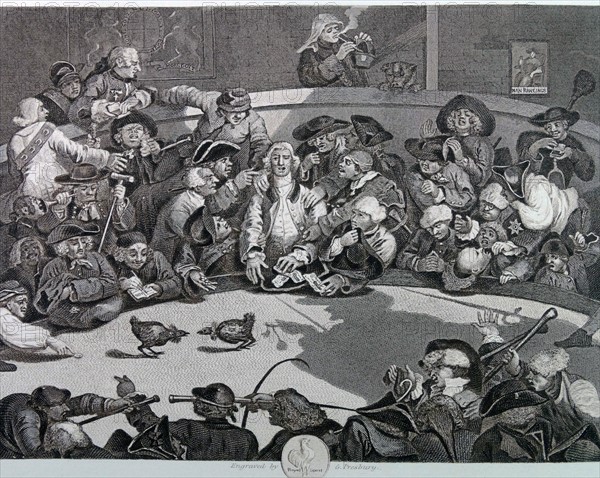 Engraving by William Hogarth