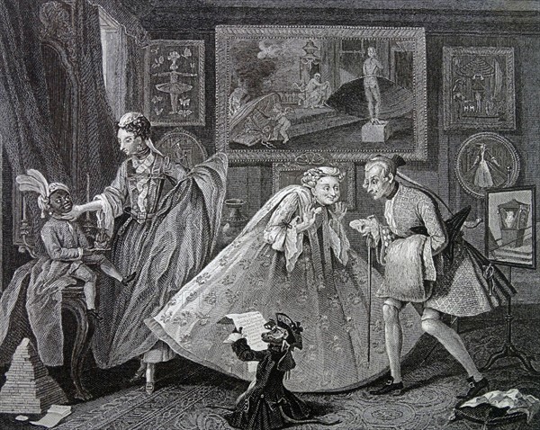 Engraving by William Hogarth