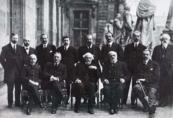 Photograph of the New French Ministry of 1915