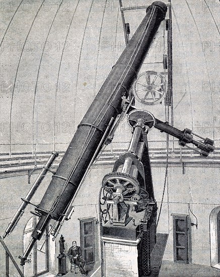 A 23-inch refractor built by Alvan Clark