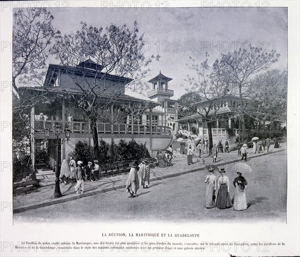 Photograph taken during the Exposition Universelle (World Fair) Paris, 1900